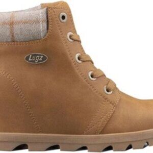 Lugz Marsella Fleece Boots Fashion Concealed Wedge Heel Tan Women's Size 9 M